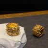 素敵な クロムハーツ ダイアモンド セメタリークロス ゴールド リング Kuv91905
